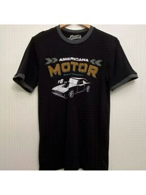 FAST and Furious Original Car T-Shirt - Unisex - Black - Small